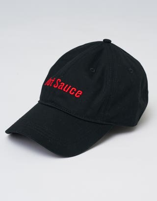 Hot Sauce Cap in Black Full