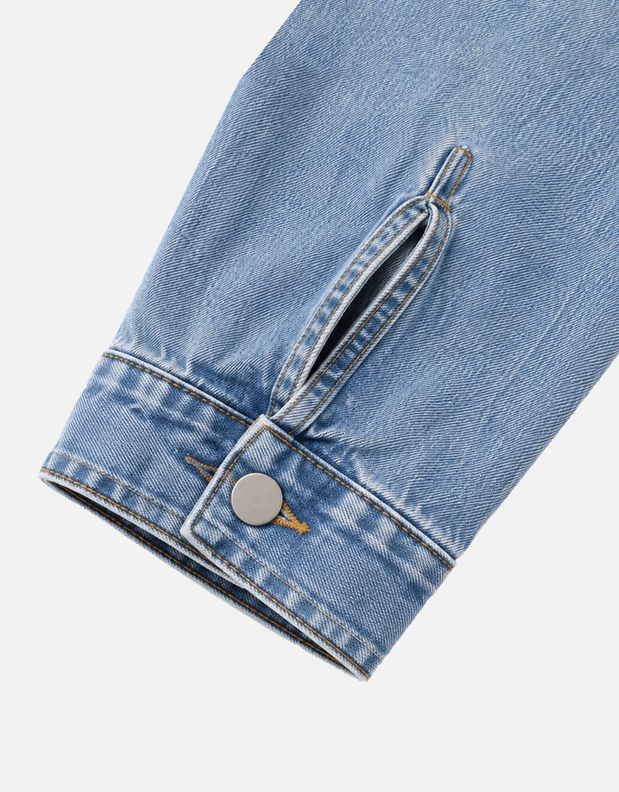 Denim Zip Up Overshirt in Denim | Hallensteins NZ