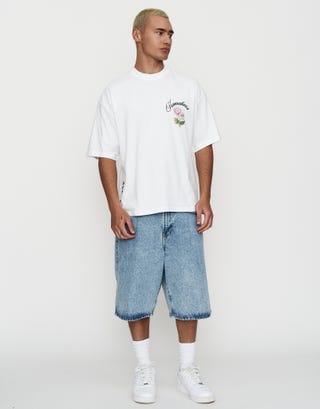Kamakura Box Fit T Shirt in Blanc Full