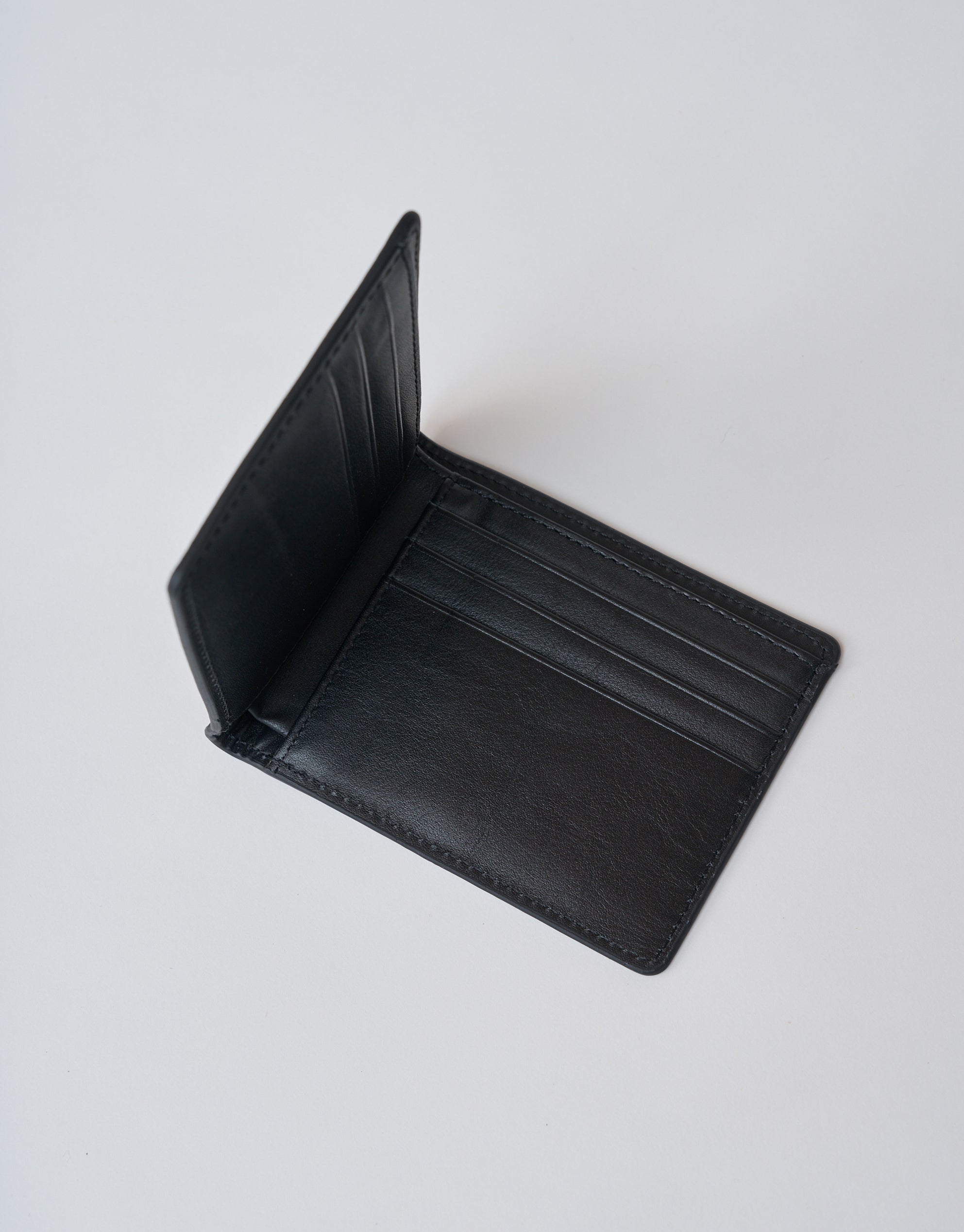 Leather Wallet in Black | Hallensteins AU