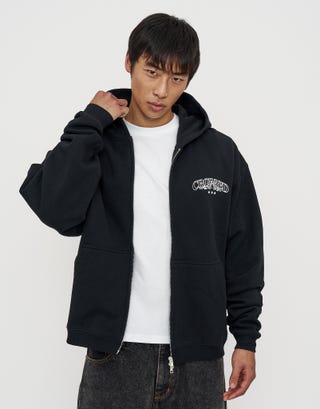 Legacy Oversized Hoodie in Black Back