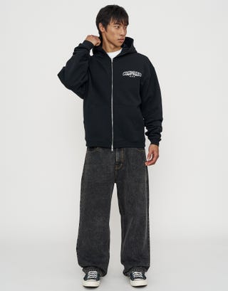 Legacy Oversized Hoodie in Black Full