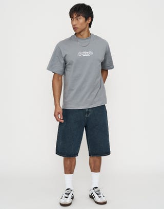 Leisure Society Relaxed Fit T Shirt in Pebble Full
