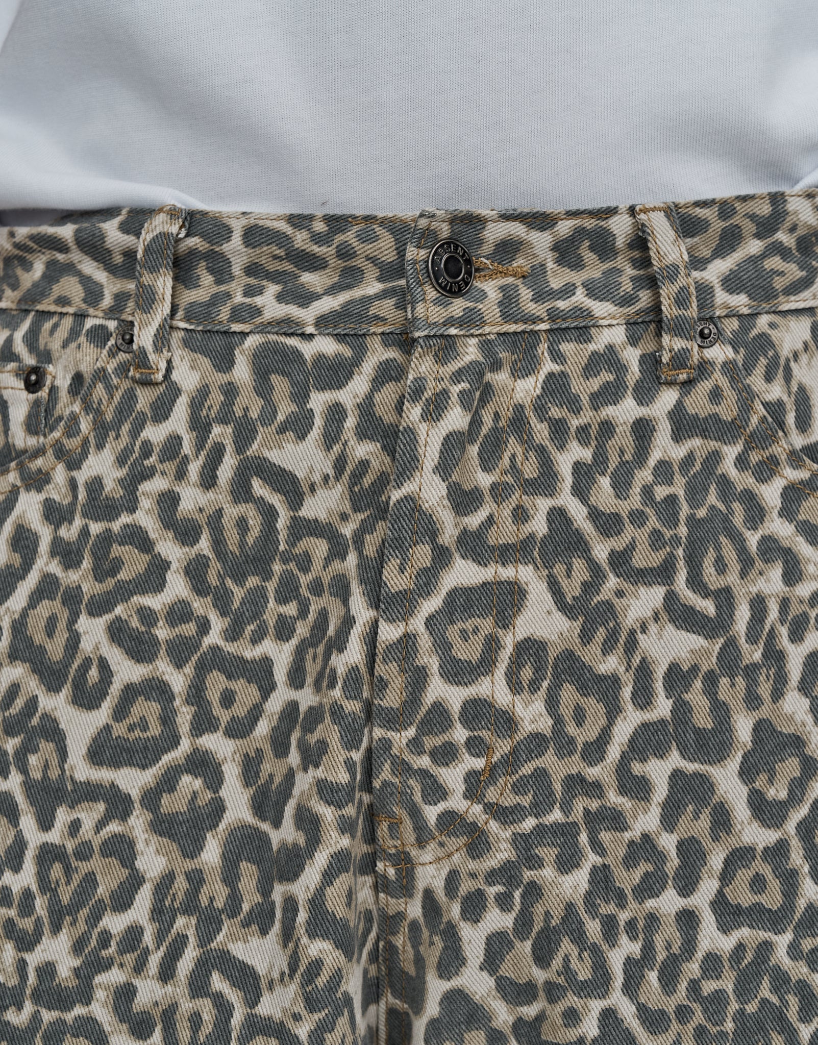 Leopard Print Baggy Jorts in Animal | Hallensteins AU