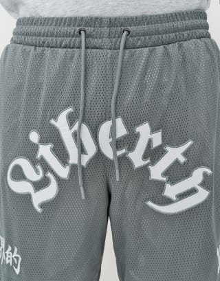 Liberty Basketball Shorts in Pebble Detail