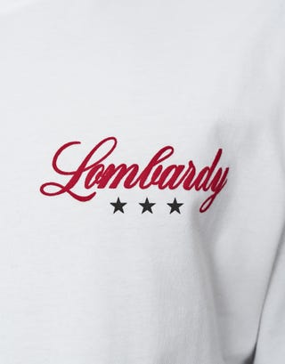 Lombardy Relaxed Fit T Shirt in Blanc Detail2