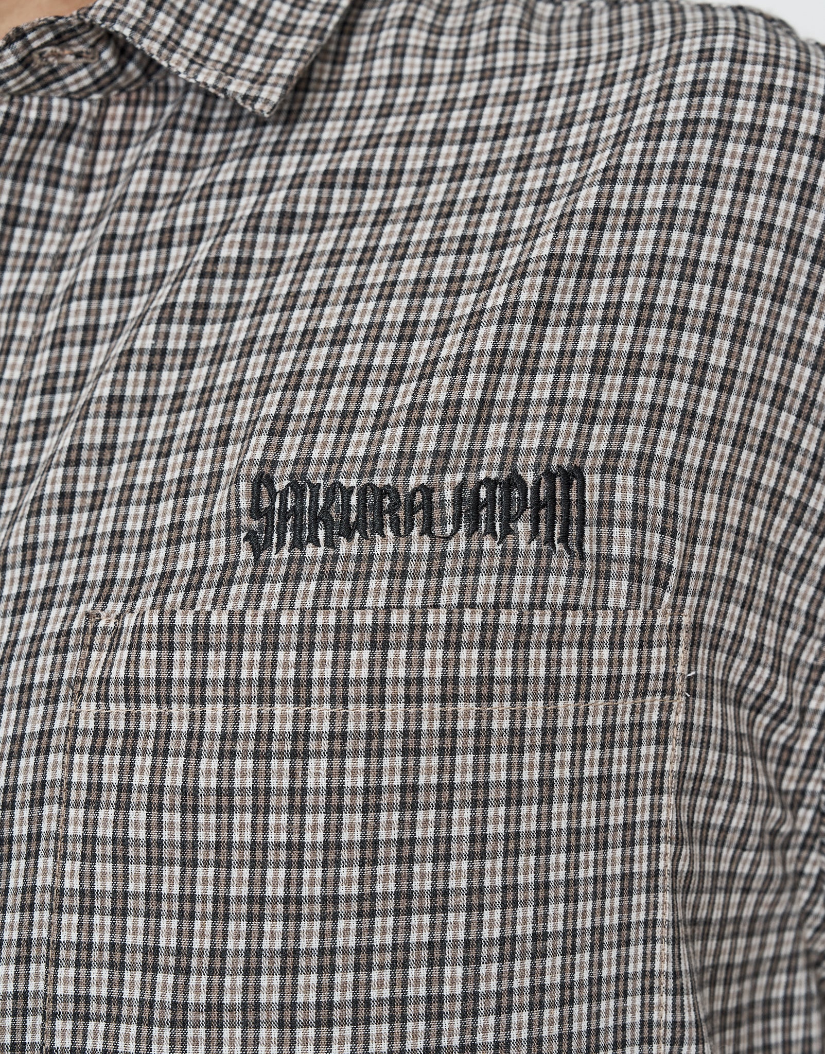 Madison Check Short Sleeve Shirt in Brown | Hallensteins NZ