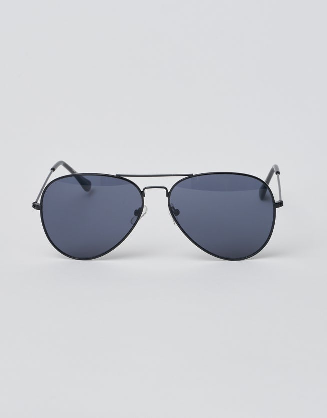 Marco Pilot Sunglasses in Black Hallensteins NZ