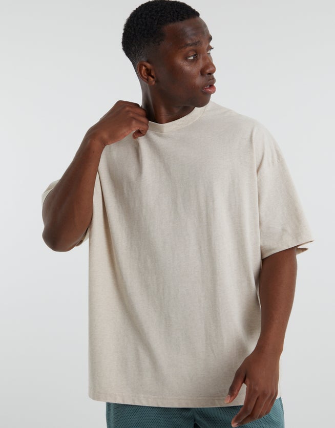 Box Fit T Shirt in Tan Hallensteins US