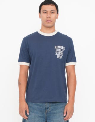 Retro Memphis 1998 Football Jersey in Midnight Back