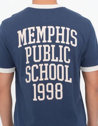 Retro Memphis 1998 Football Jersey in Midnight Detail