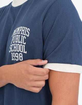 Retro Memphis 1998 Football Jersey in Midnight Detail2