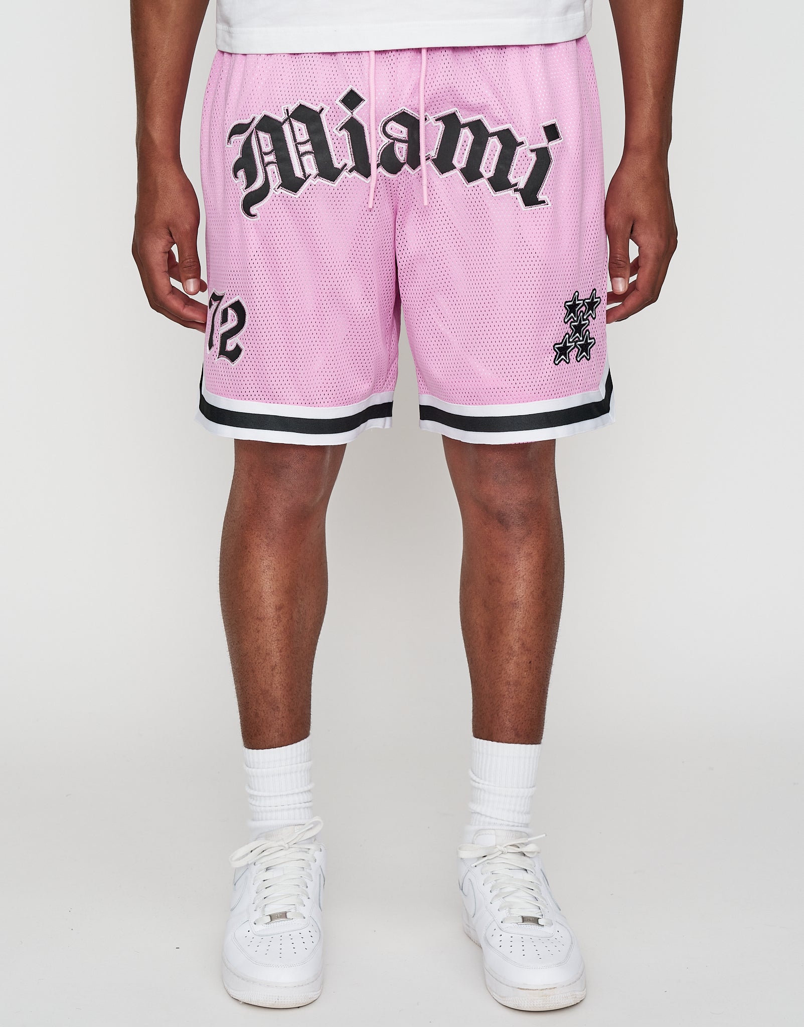 Miami Basketball Shorts in Lotus Pink | Hallensteins NZ