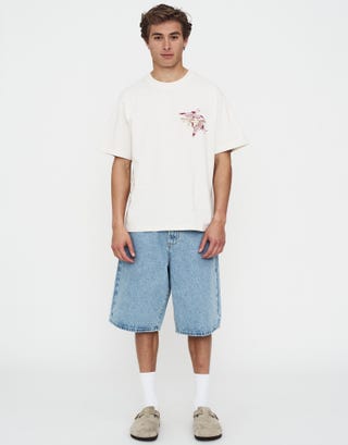 Naoshima Box Fit T Shirt in Snow Full