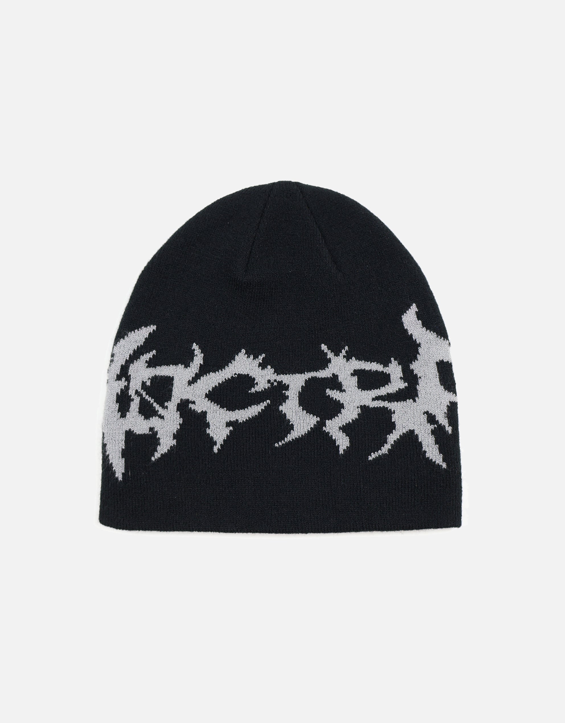Noctra Skull Beanie in Black | Hallensteins NZ