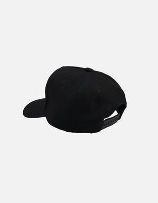NY Embroidered Cap in Black Back