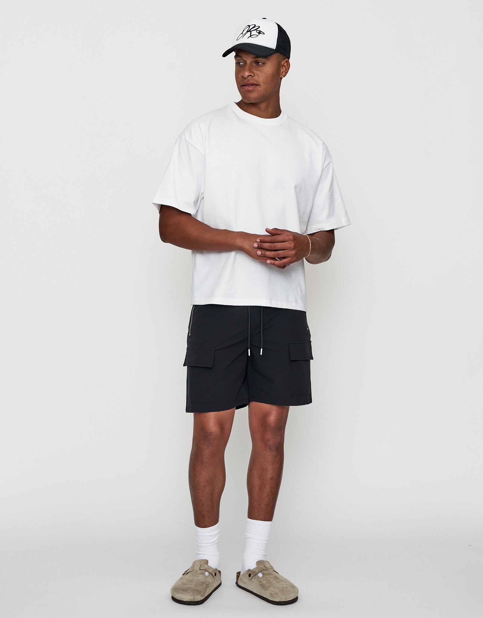 STREETMOVE Nylon Zip Shorts 黒　Lサイズ STREETMOVE Campaign – ballaholicオンラインショップ