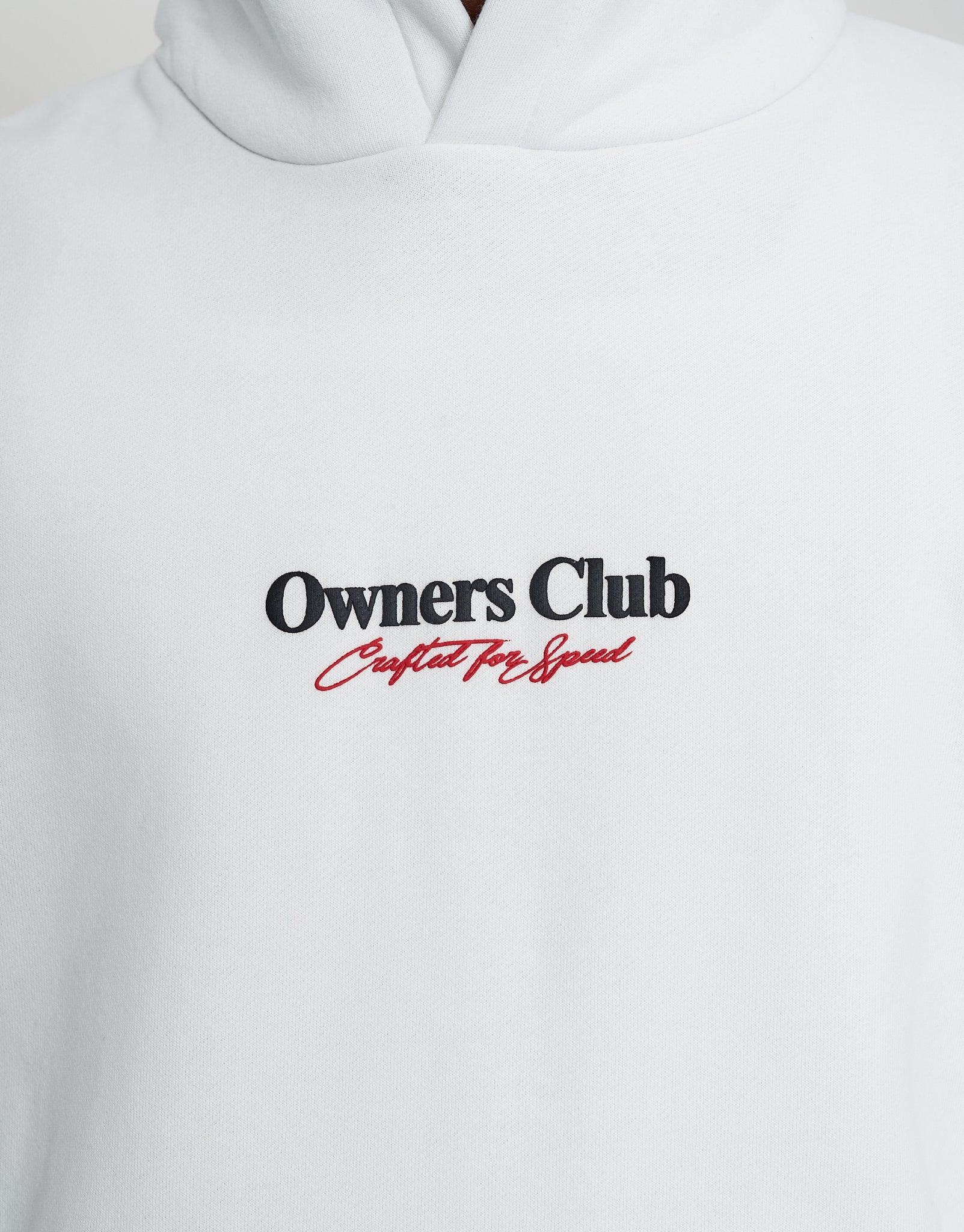 Owners Club Oversized Hoodie in Blanc | Hallensteins NZ
