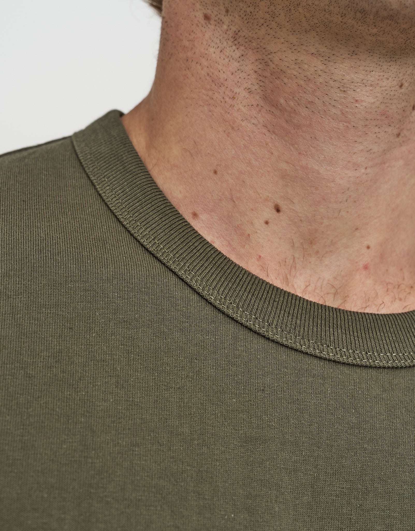 Perfect Long Sleeve T Shirt in Olive Green | Hallensteins NZ