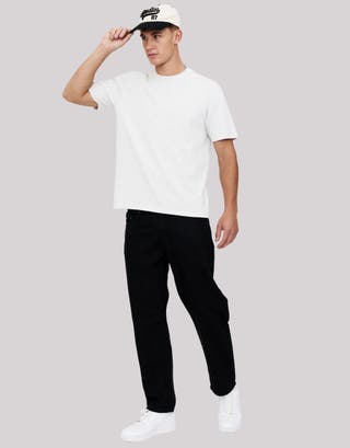 Perfect Relaxed Fit T Shirt in Snow Marle Full