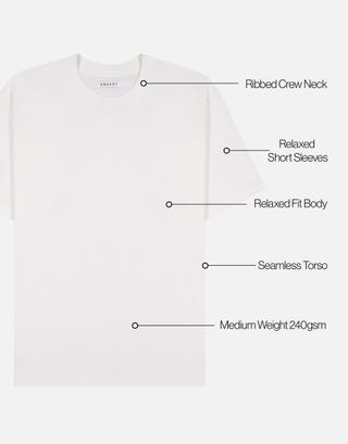 Perfect Relaxed Fit T Shirt in Solid Black Detail2