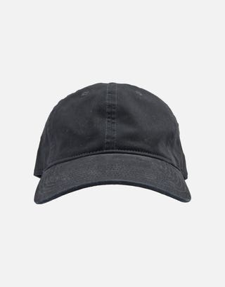 Twill Cap in Black Front