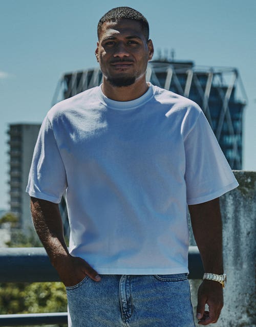 Cropped Relaxed Fit T Shirt