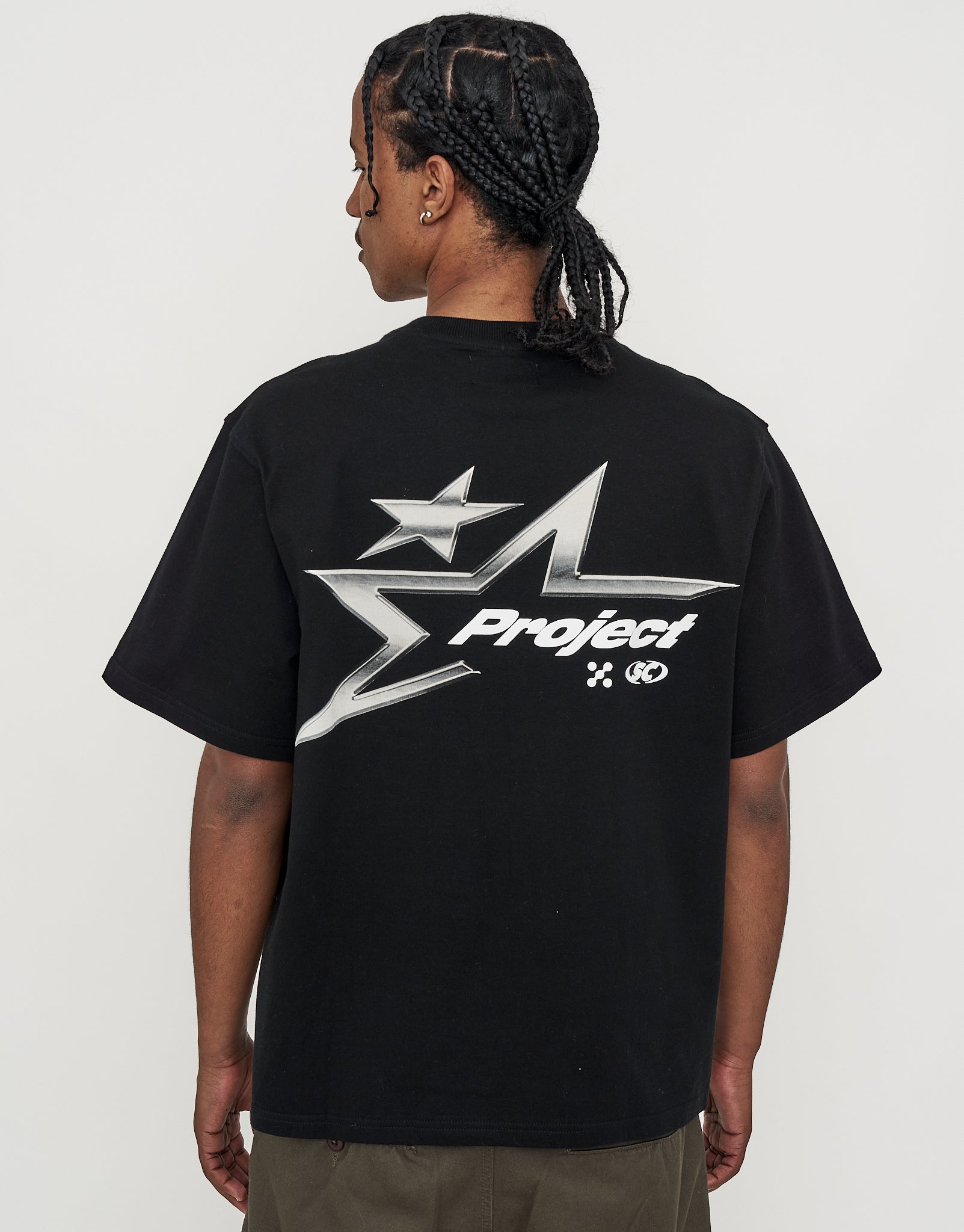 Project Relaxed Fit T Shirt in Black | Hallensteins NZ