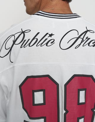 Public Archive Box Fit T Shirt in Blanc Back