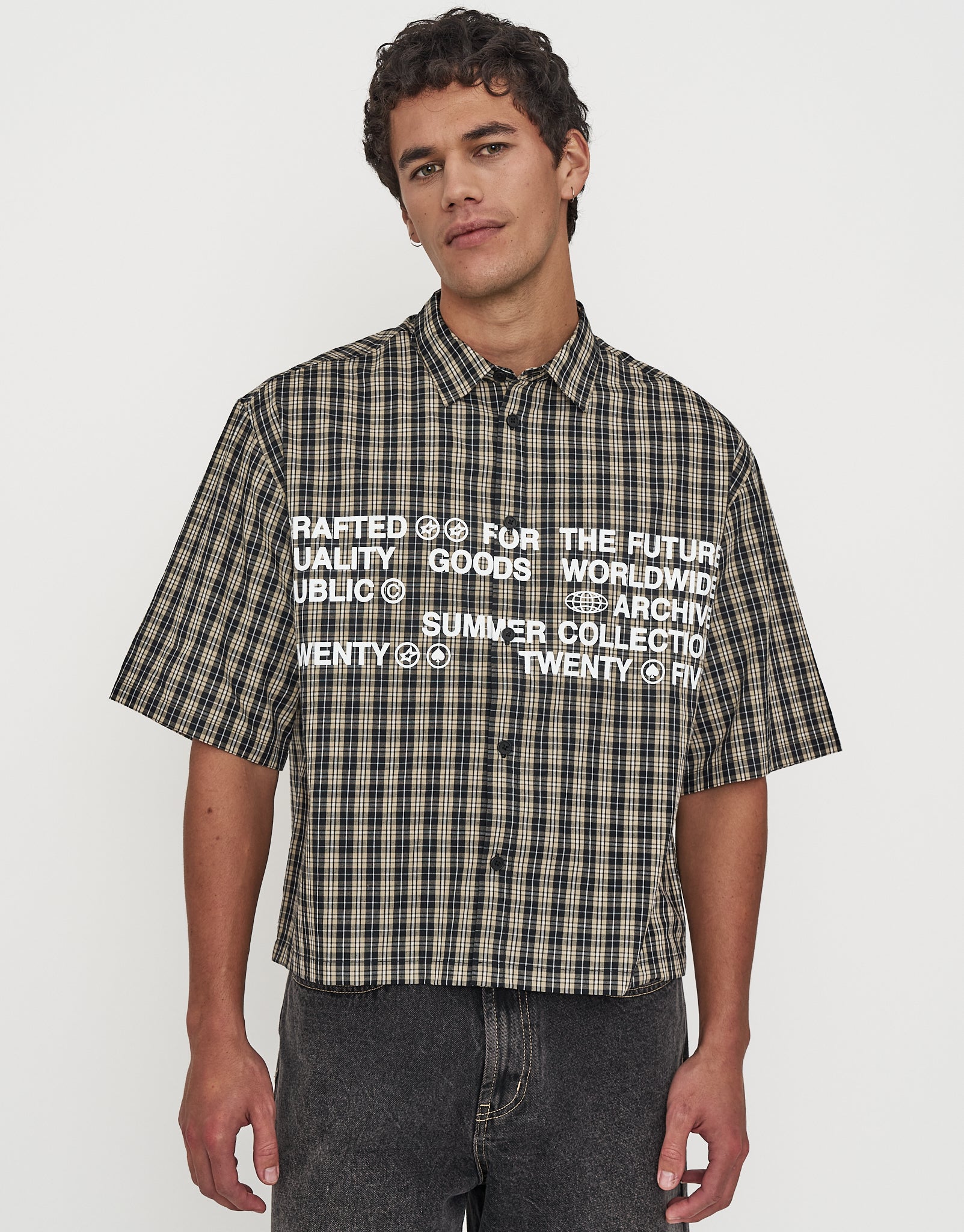 INSCRIRE Vintage Check Shirt Cropped 美品 Check crop shirt - Women | MANGO Canada