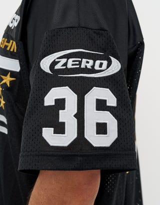 RGP Mesh Box Tee in Black Detail2