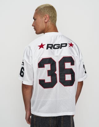 RGP Mesh Box Tee in Blanc Back