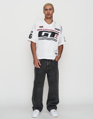 RGP Mesh Box Tee in Blanc Full