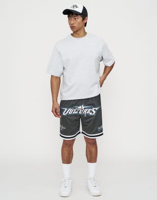 Vultures Basketball Short in Pewter Grey Full