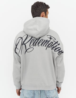 Redemption Oversized Hoodie in Moon Detail2