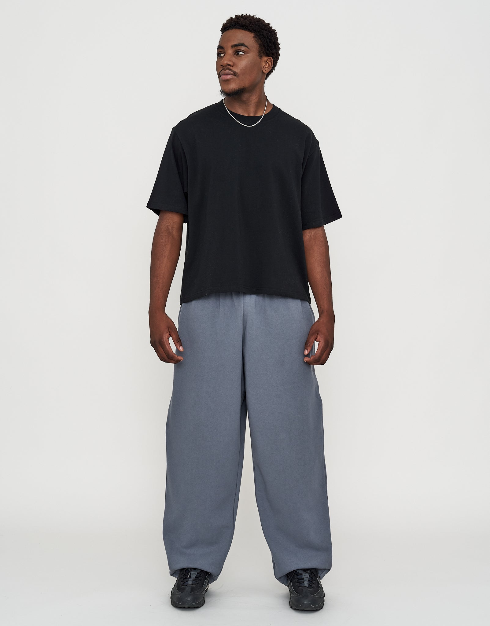 Redstar Wide Track Pants in Storm Grey | Hallensteins NZ