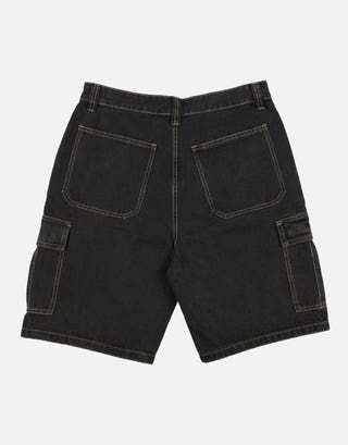 Relaxed Fit Cargo Jorts in Raw Shadow Full