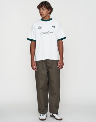 Saint Croix Relaxed Fit T Shirt in Blanc Full