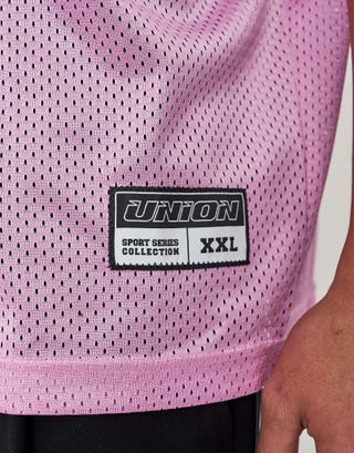 Sakura Heat Football Jersey in Lotus Pink Detail3