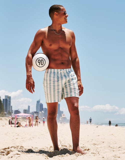 San Sebastian Striped Swim Shorts