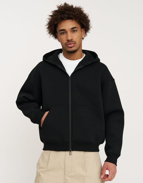Scuba Deboss Zip Up Hoodie