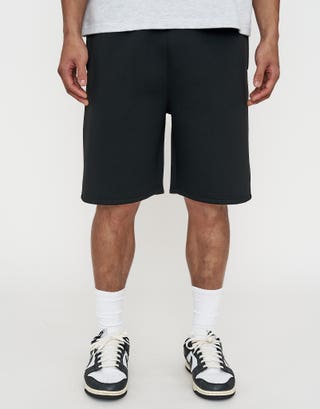 Scuba Track Shorts in Black Front