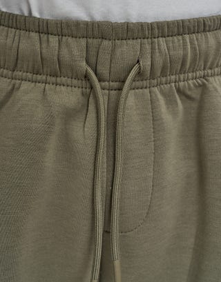 Scuba Wide Leg Track Pants in Moss Green Detail2