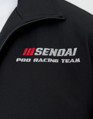 Sendai Pro Racing Jacket in Black Detail3