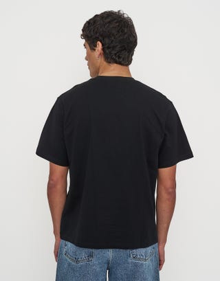 Shinjuku Relaxed Fit T Shirt in Black Back