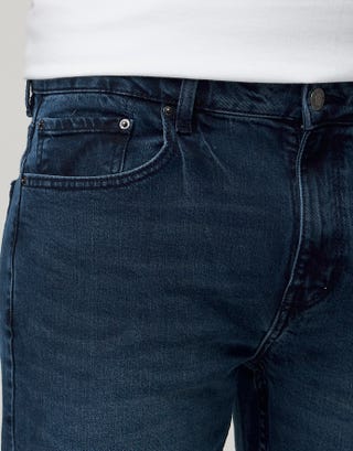 Slim Denim Shorts in Diesel Detail