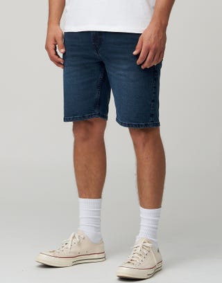 Slim Denim Shorts in Diesel Detail2