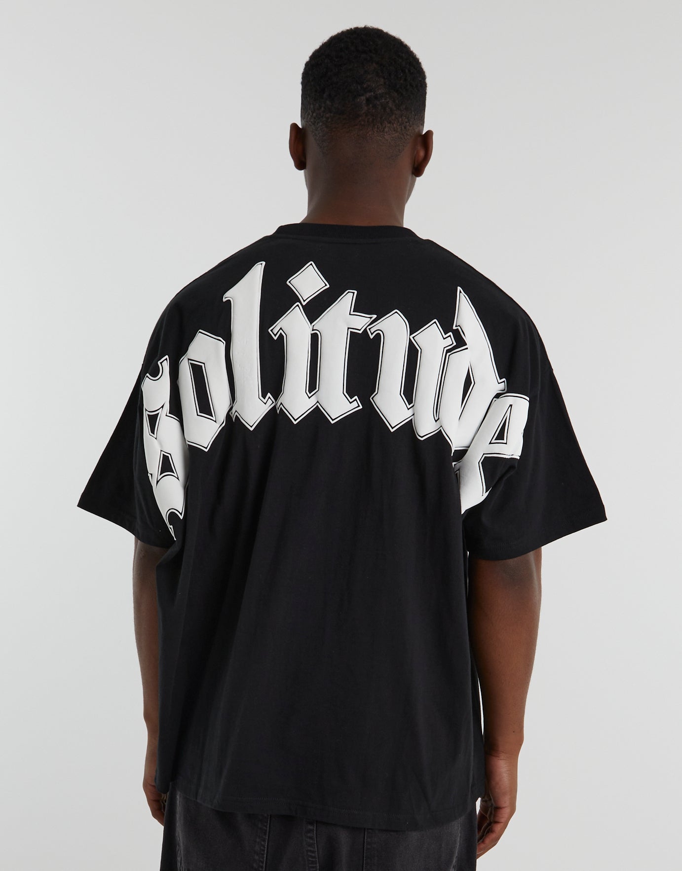 Solitude Oversize T Shirt in Solid Black | Hallensteins US