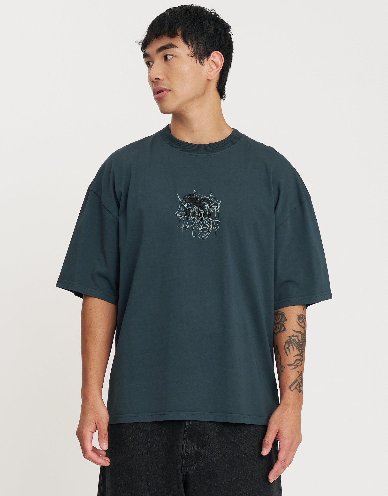 Astral Galeria Box Fit T Shirt in Moon | Hallensteins NZ
