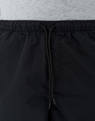 Nylon Leisure Club Print Shorts in Black Detail